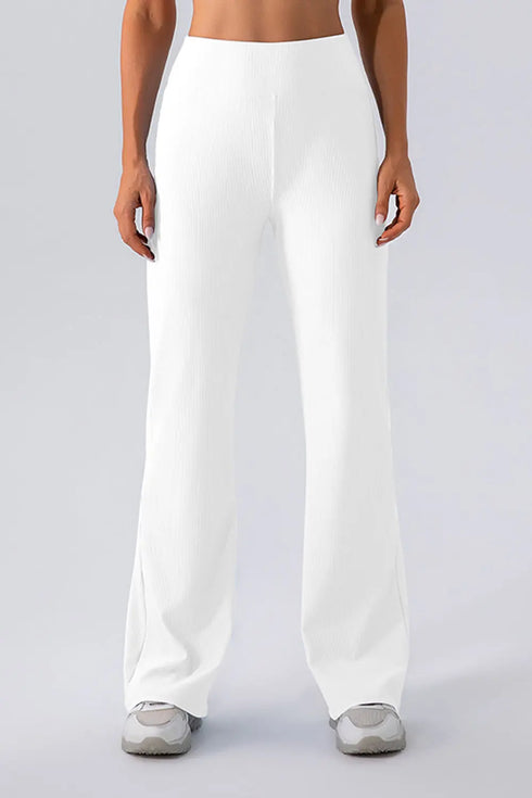 'Everly' High Waist Straight Leg Pants - Celes Fashion